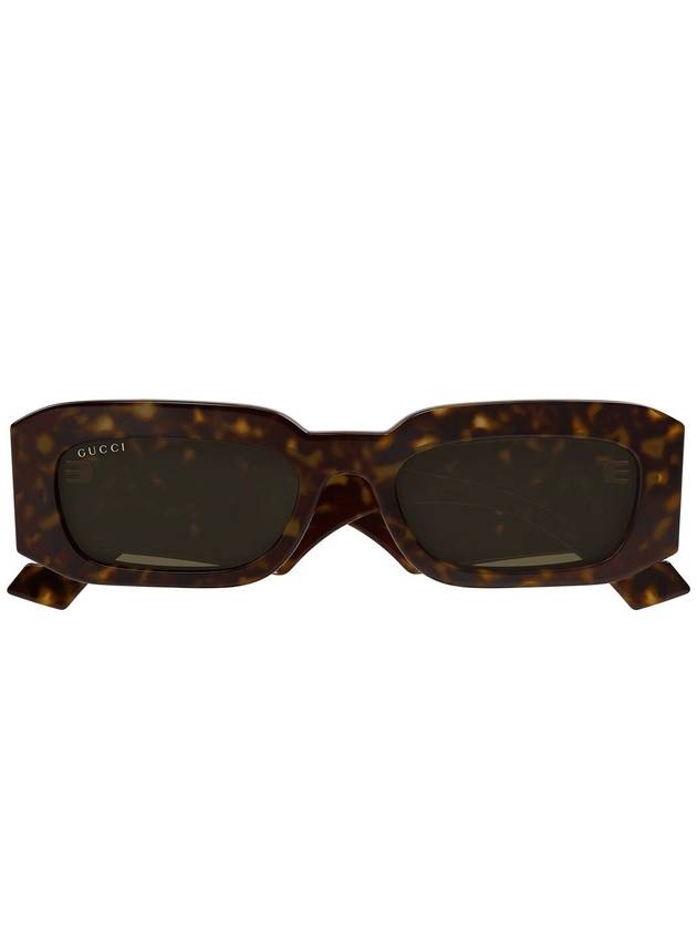 tortoiseshell effect rectangular frame glasses GG1426S - GUCCI - BALAAN 2