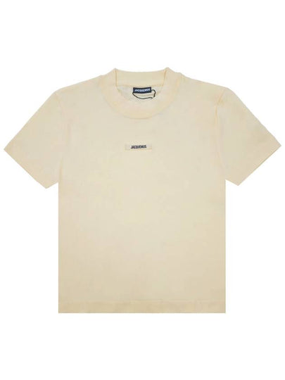 Le Gros Grain Short Sleeve T-Shirt Light Beige - JACQUEMUS - BALAAN 2