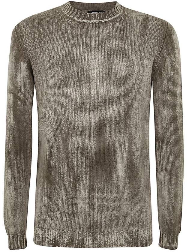 Avant Toi Tonal Effect Round Neck Off Gauge Pullover Clothing - AVANT TOI - BALAAN 1