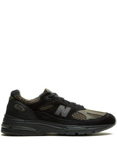 991v2 Low Top Sneakers Olive Black - NEW BALANCE - BALAAN 1