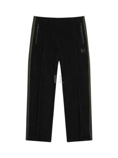 Velor narrow track pants black PU280 - NEEDLES - BALAAN 1