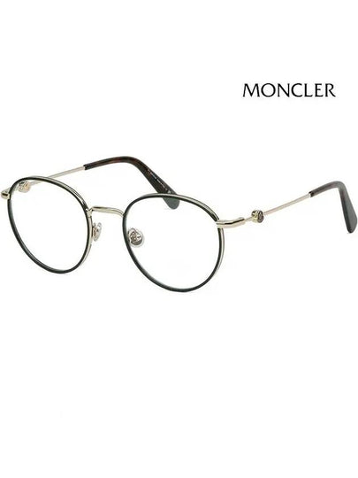 Eyewear Round Metal Eyeglasses Brown - MONCLER - BALAAN 2