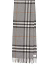 Check Pattern Scarf Grey - BURBERRY - BALAAN 2