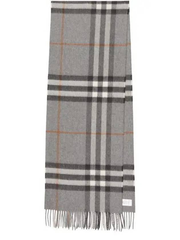 Check Pattern Scarf Grey - BURBERRY - BALAAN 2