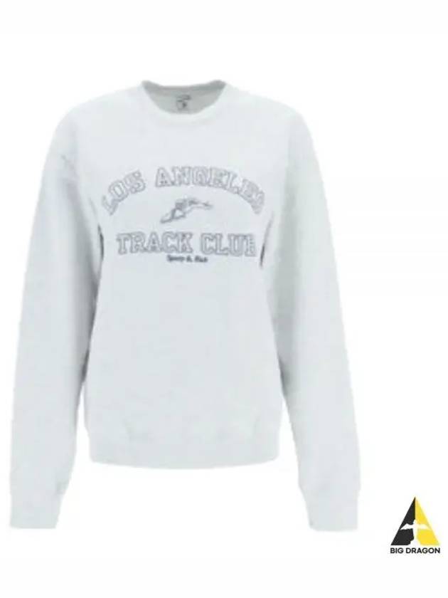 NEW TRACK CLUB HEATHERGRAY CR642 Heather Gray Crew Neck Sweatshirt - SPORTY & RICH - BALAAN 1