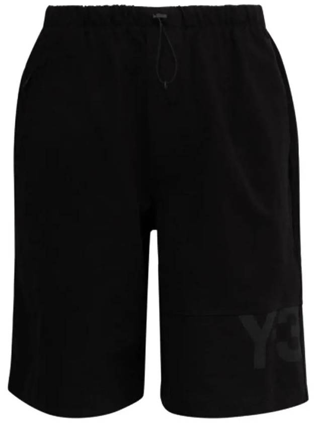 Classic Logo Pique Shorts Black - Y-3 - BALAAN 3