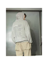 typography pigment washing hood beige - BUTTON SEOUL - BALAAN 1