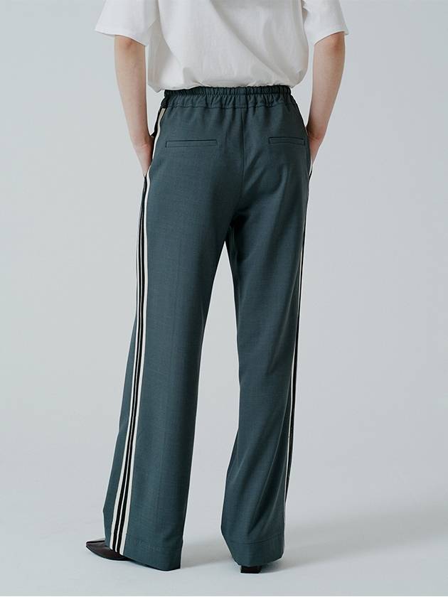 track line straight pants - PINBLACK - BALAAN 5