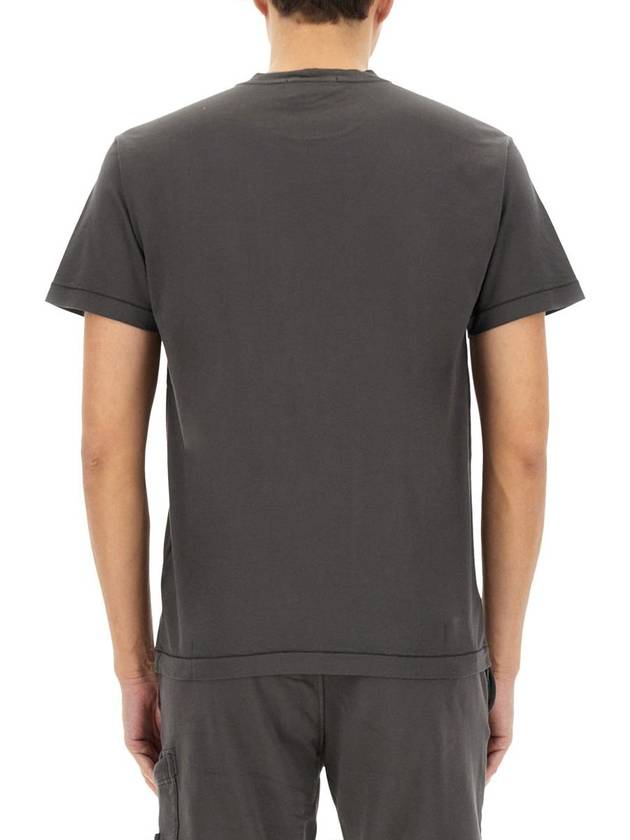 Stone Island T-Shirt With Logo - STONE ISLAND - BALAAN 3