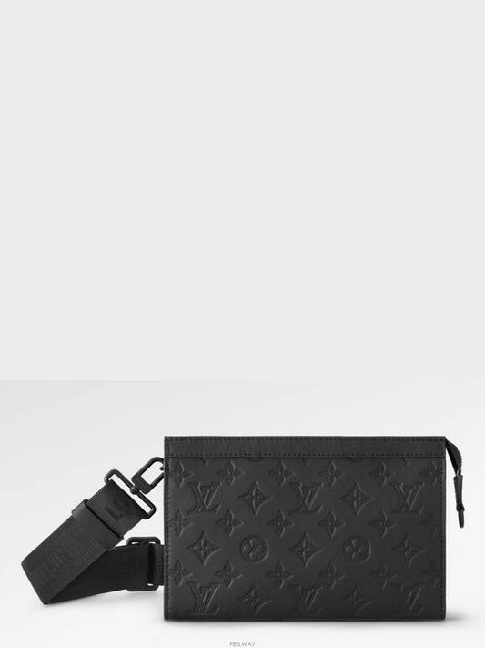 Gaston Wearable Monogram Leather Cross Bag Black - LOUIS VUITTON - BALAAN 2