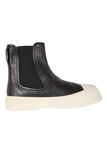 Pablo Nappa Leather Chelsea Boots Black - MARNI - BALAAN 1