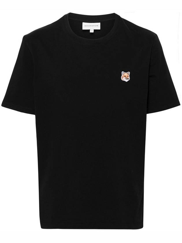 Fox Head Patch Classic Short Sleeve T-Shirt Black - MAISON KITSUNE - BALAAN 6