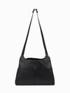 JEANS Women s Black CKJ Cinched PU Convertible Shoulder Bag DH3738 UB1 - CALVIN KLEIN - BALAAN 2