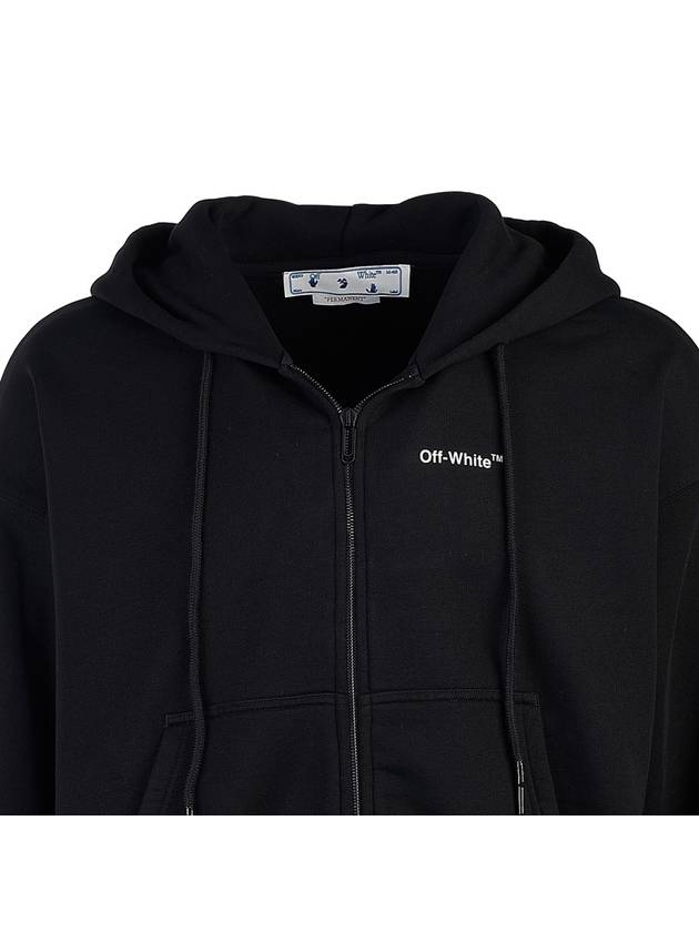 Caravaggio Print Zip-Up Hoodie Black - OFF WHITE - BALAAN 6