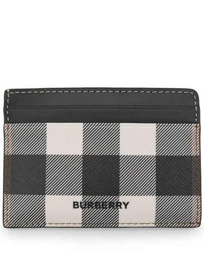 Check Print 2-tier Card Wallet Dark Burch Brown - BURBERRY - BALAAN 2