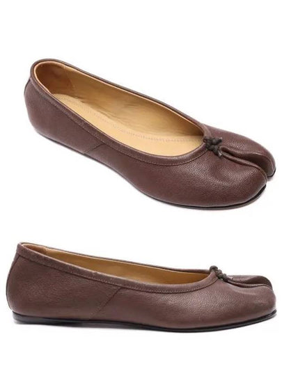 Tabi Leather Flat Brown - MAISON MARGIELA - BALAAN 2