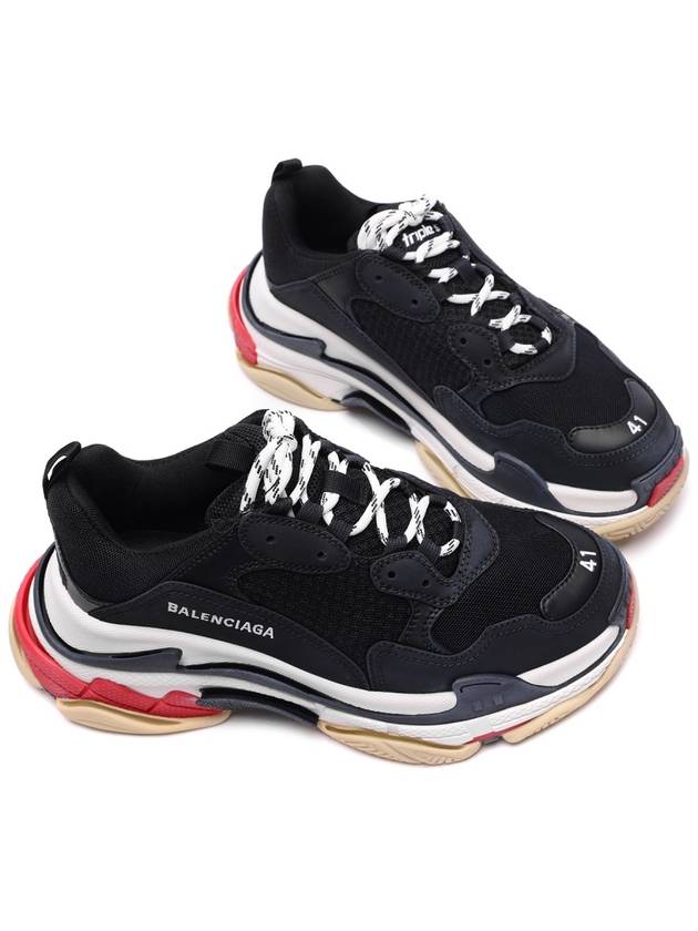 Triple S Low Top Sneakers Black - BALENCIAGA - BALAAN 6