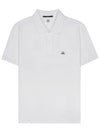 Stretch Piquet Regular Polo Shirt White - CP COMPANY - BALAAN 10