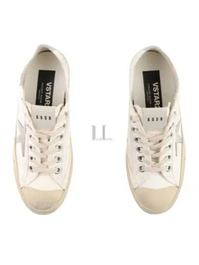 V Star Leather Low Top Sneakers Black White - GOLDEN GOOSE - BALAAN 2