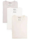 Men's Organic Jersey Short Sleeve T-Shirt 3 Pack Set - MAISON MARGIELA - BALAAN 2