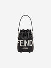 Montresor leather mini bucket bag black - FENDI - BALAAN.