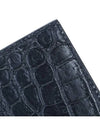 Monogram Logo Crocodile Card Wallet Black - SAINT LAURENT - BALAAN 11