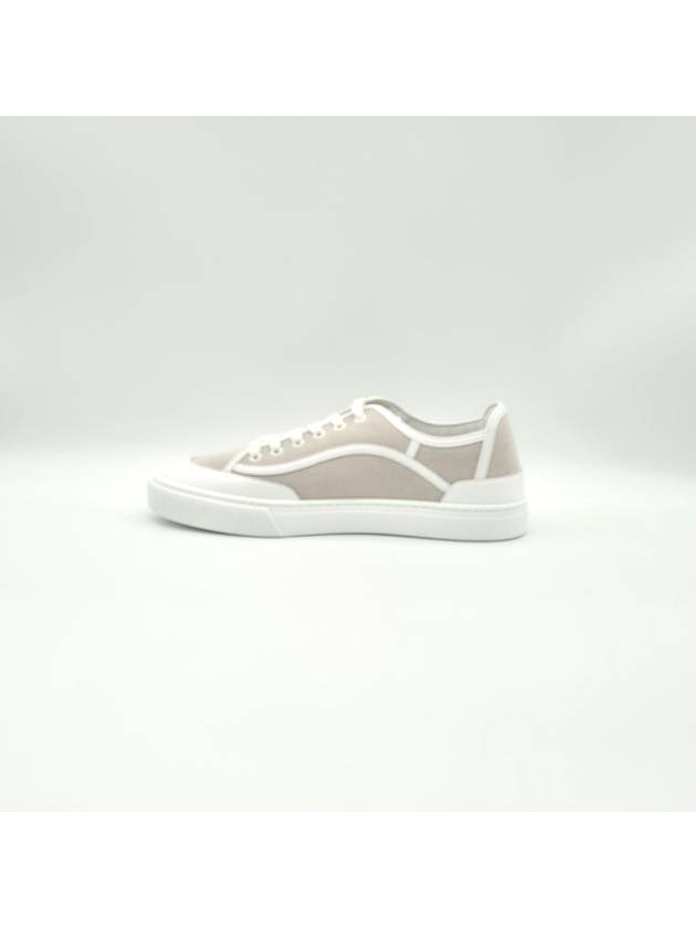 Get Logo Low Top Sneakers Grey - HERMES - BALAAN 7