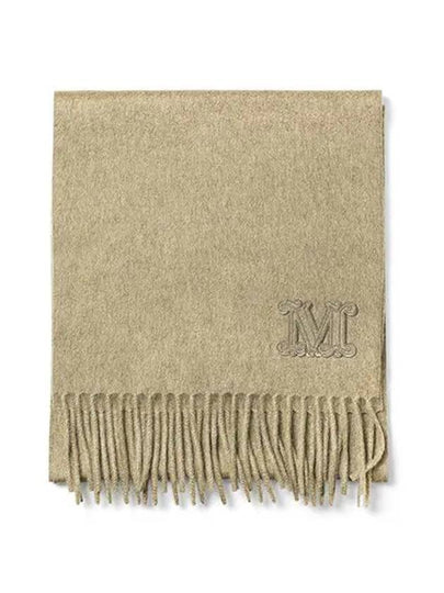 Women's Wsdalia Fringe Cashmere Muffler Beige - MAX MARA - BALAAN 2