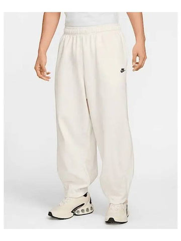 Club Fleece Oversized French Terry Track Pants Ivory - NIKE - BALAAN 1