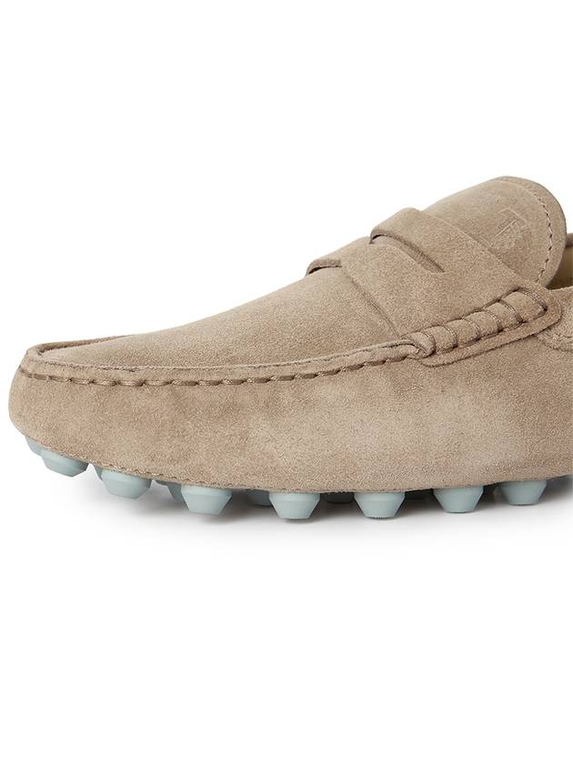 Gommino Bubble Suede Driving Shoes Beige - TOD'S - BALAAN 8