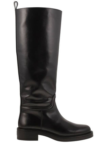 Celia Heritage Calf Riding Long Boots Black - STUART WEITZMAN - BALAAN 2