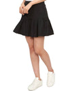 Taffeta Mini A-Line Skirt Black - MONCLER - BALAAN 6