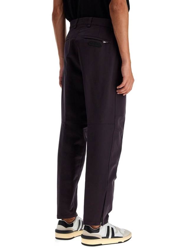 biker gabardine trousers - LANVIN - BALAAN 3