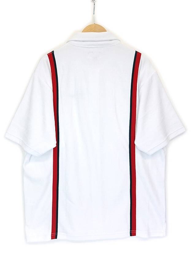 Velor Warm Up White Shirt Velor Warm Up white - SUPREME - BALAAN 3