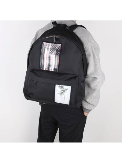 American Flag Multi Patch Backpack Black - GIVENCHY - BALAAN 2