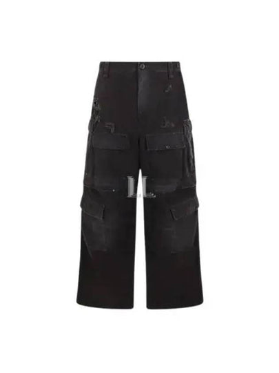 Cargo Straight Pants Black - BALENCIAGA - BALAAN 2