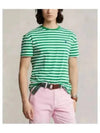 Striped Classic Fit Jersey Short Sleeve T-Shirt Green - POLO RALPH LAUREN - BALAAN 2