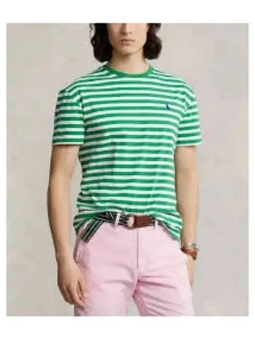 30 points classic fit striped jersey t shirt green - POLO RALPH LAUREN - BALAAN 1