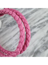 Intrecciato Double Line Bracelet Pink - BOTTEGA VENETA - BALAAN 7