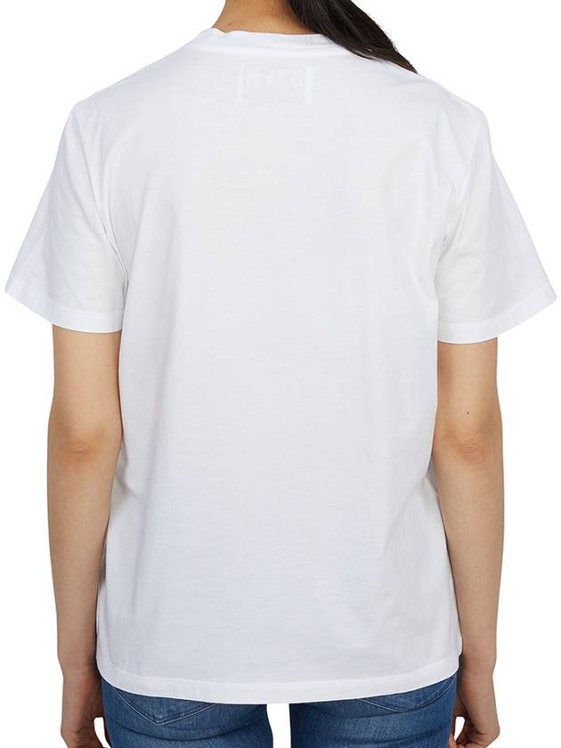 Star Printing Short Sleeve T-Shirt White - GOLDEN GOOSE - BALAAN 5