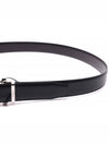 Gancini Reversible Leather Belt Black - SALVATORE FERRAGAMO - BALAAN 6