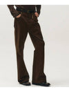 Moleskine Cinchback Flare Pants Brown - NOIRER - BALAAN 1