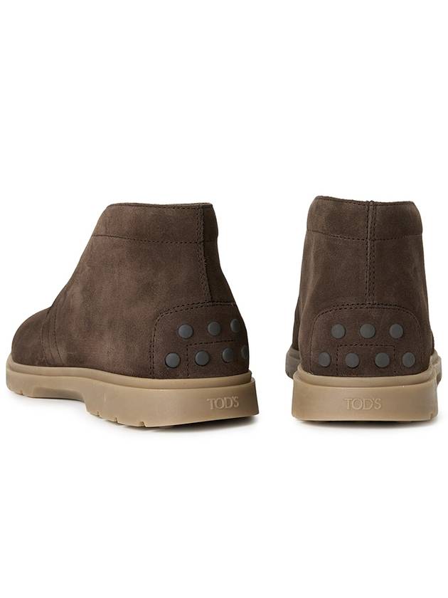 Suede Desert Winter Boots Brown - TOD'S - BALAAN 7