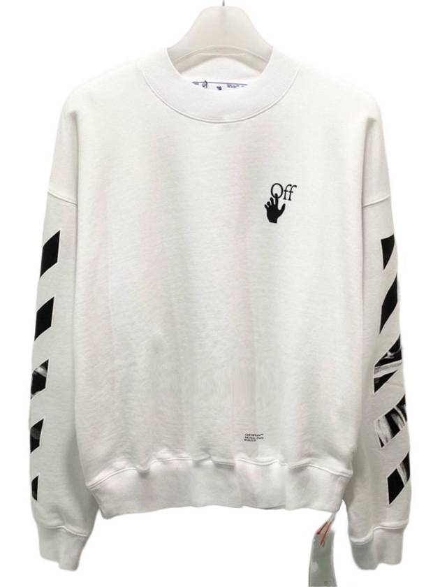 Caravaggio Arrow Sweatshirt White - OFF WHITE - BALAAN 4