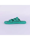 Intrecciato Flat Slippers Acid Turquoise - BOTTEGA VENETA - BALAAN 4