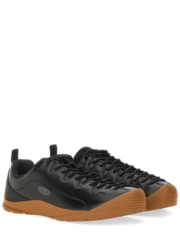 Jasper Leather Low Top Sneakers Black - KEEN - BALAAN 4