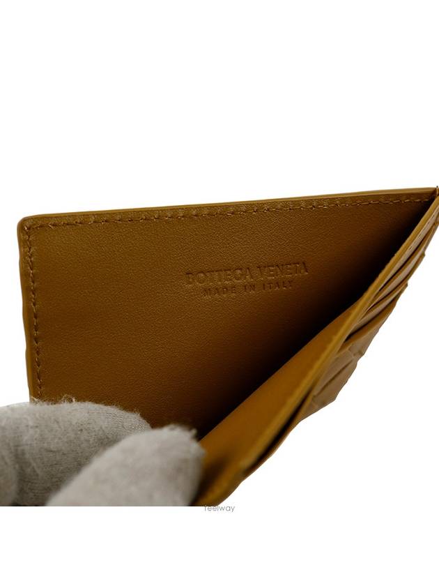 Intrecciato Leather Card Wallet Brown - BOTTEGA VENETA - BALAAN 7