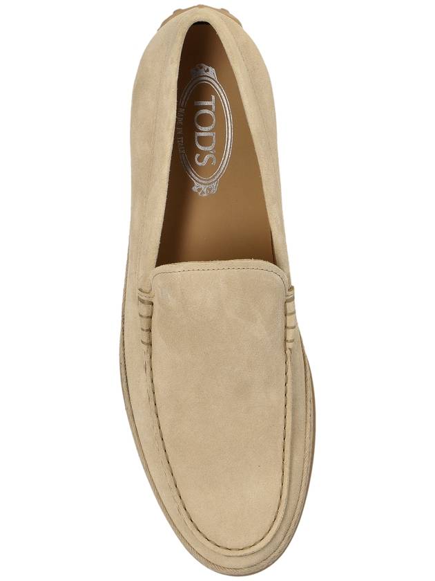 Tod’s Suede Shoes Type Loafers, Men's, Cream - TOD'S - BALAAN 6