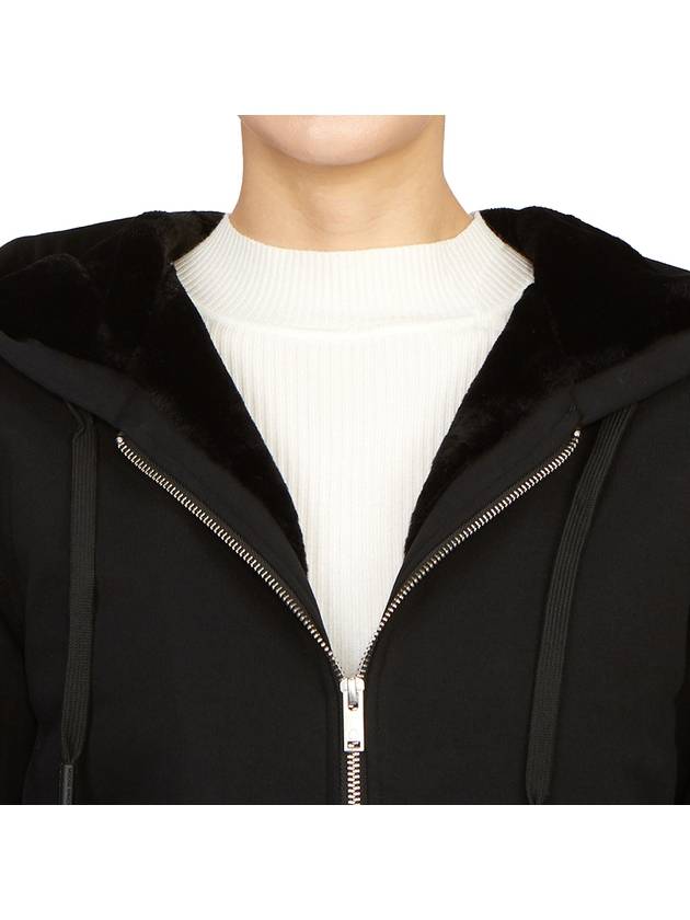 Classic Bunny 2 Zip Up Hoodie Black Lining Black - MOOSE KNUCKLES - BALAAN 11