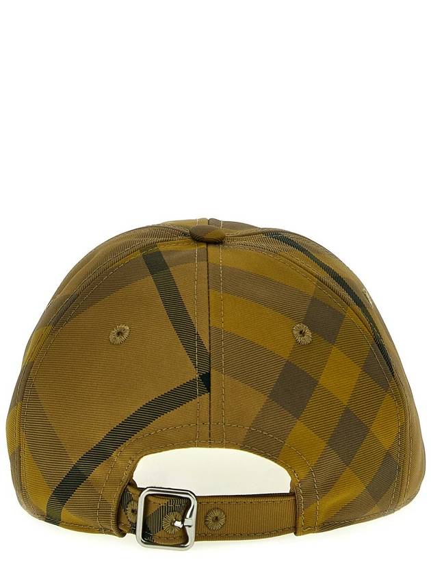 Check Base Ball Cap Yellow - BURBERRY - BALAAN 4